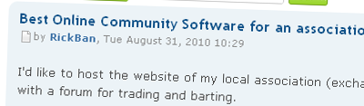 Drupal Forum Topic