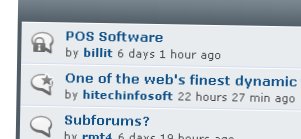 Forum Thread Icons Screenshot